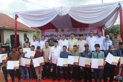 Camat Sukajaya dampingi Bupati Bogor dan Wakil Bupati Bogor dalam Kunjungan Kerja