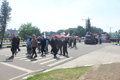 Camat Sukajaya Bersama Muspika Ikuti ramaikan Festival Budaya (Helaran) Tingkat Kabupaten Bogor Tahun 2025