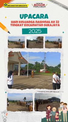 Upacara Hari Keluarga Nasional ke-32 Tingkat Kecamatan Sukajaya Tahun 2025 Berlangsung Khidmat